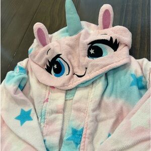 Adorable Kids Unicorn Robe Beach Pool Summer
